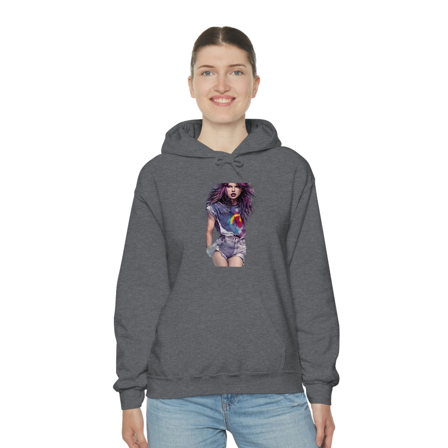 Punk Taylor Swift Rocking T Swift Taylor Swift Merch Fan Swifty Gift Hooded Sweatshirt