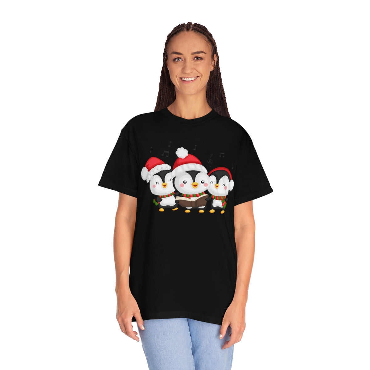 Cheerful Singing Penguins Christmas Holiday Xmas TShirt