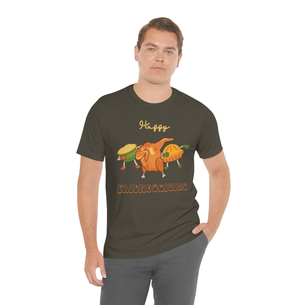 Happy Friendsgiving Thanksgiving Dinner Themed Tshirt