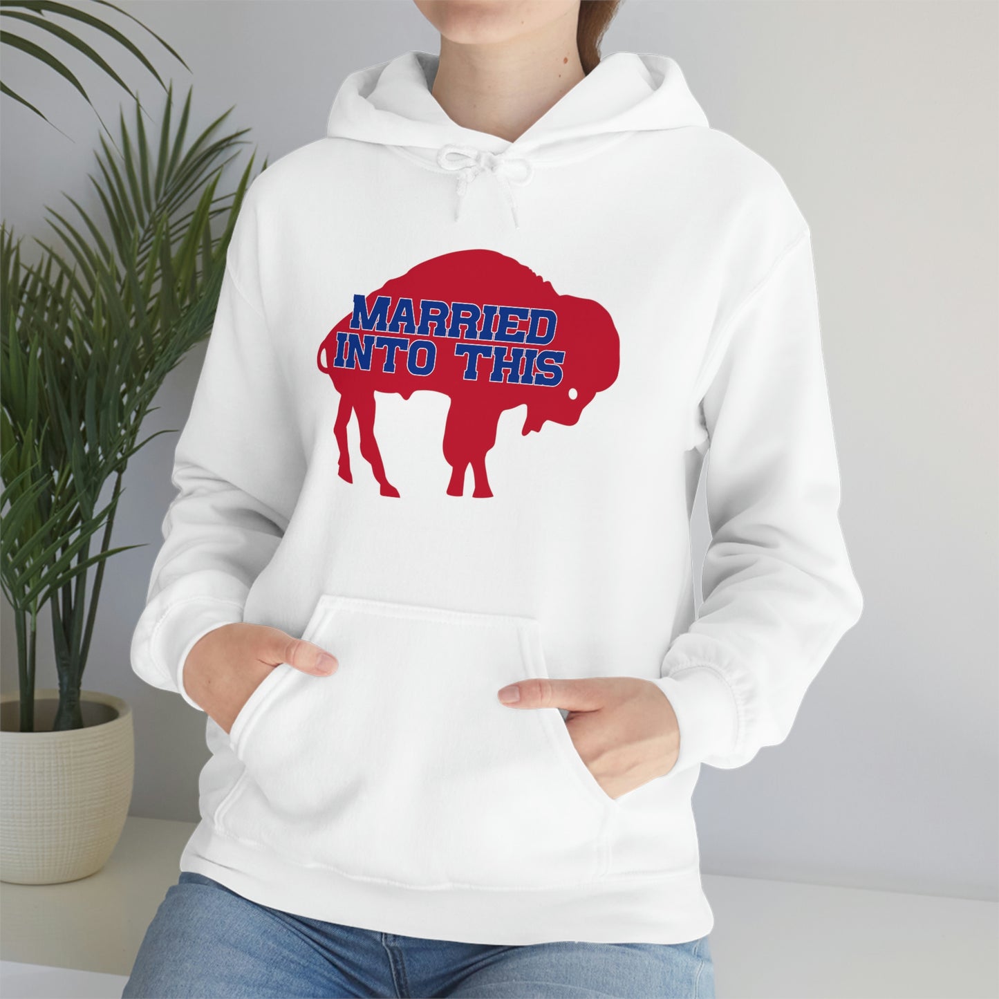 Married Into This Bills Mafia Buffalo Bills Football Hooded Sweatshirt