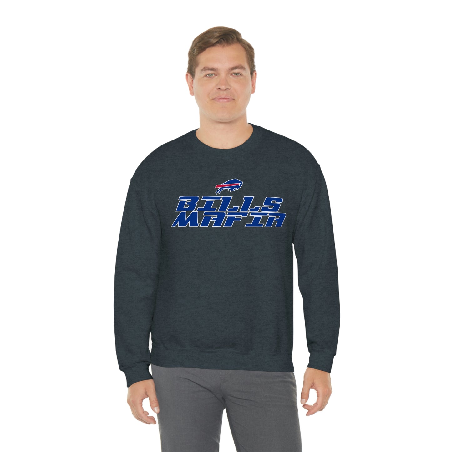 Buffalo Bills Football Bills Mafia NFL Redzone Font Crewneck Sweatshirt