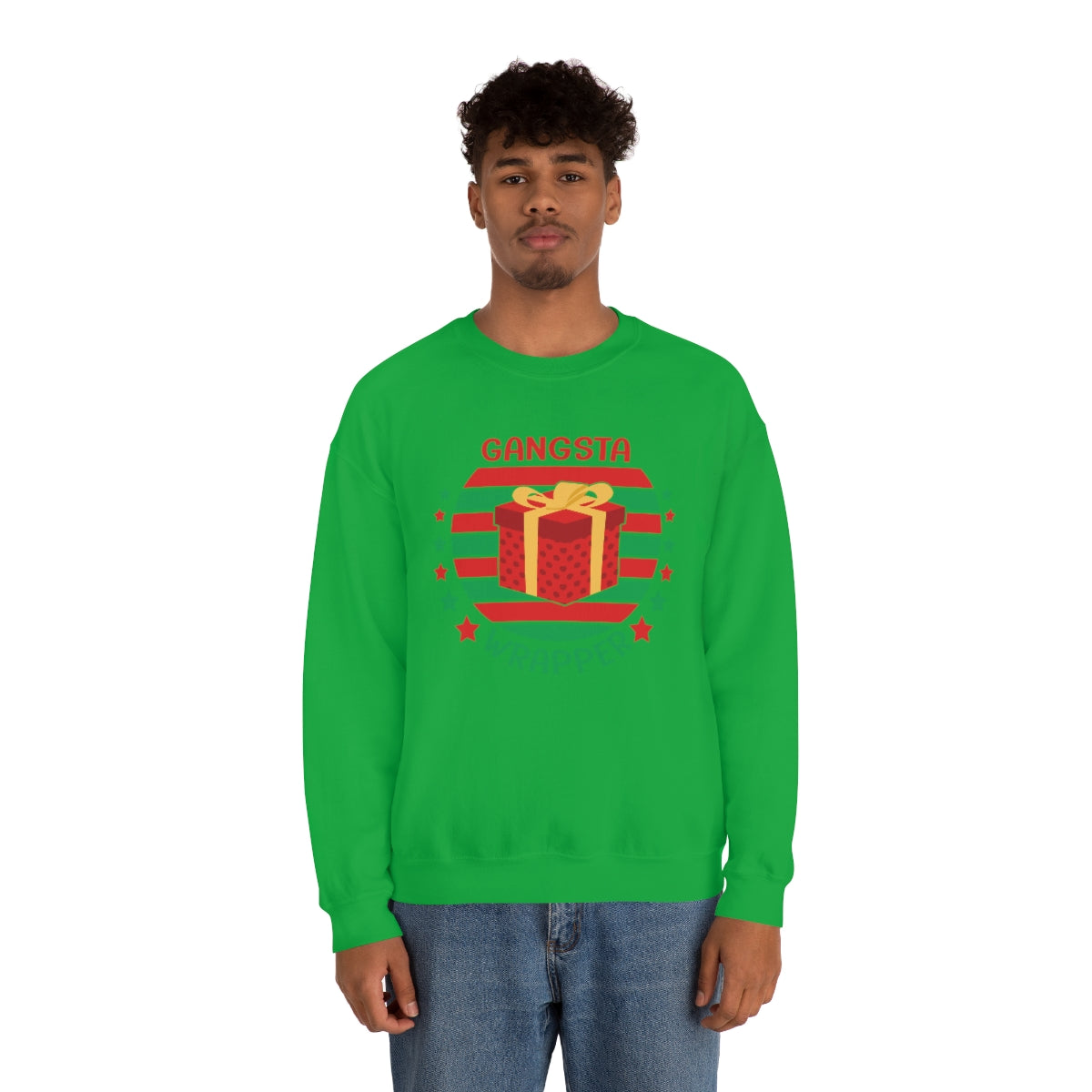 Gangsta Wrapper Cute Funny Christmas Sweatshirt