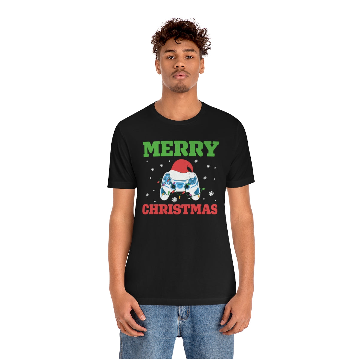 Video Game Controller Merry Christmas Holiday Tshirt