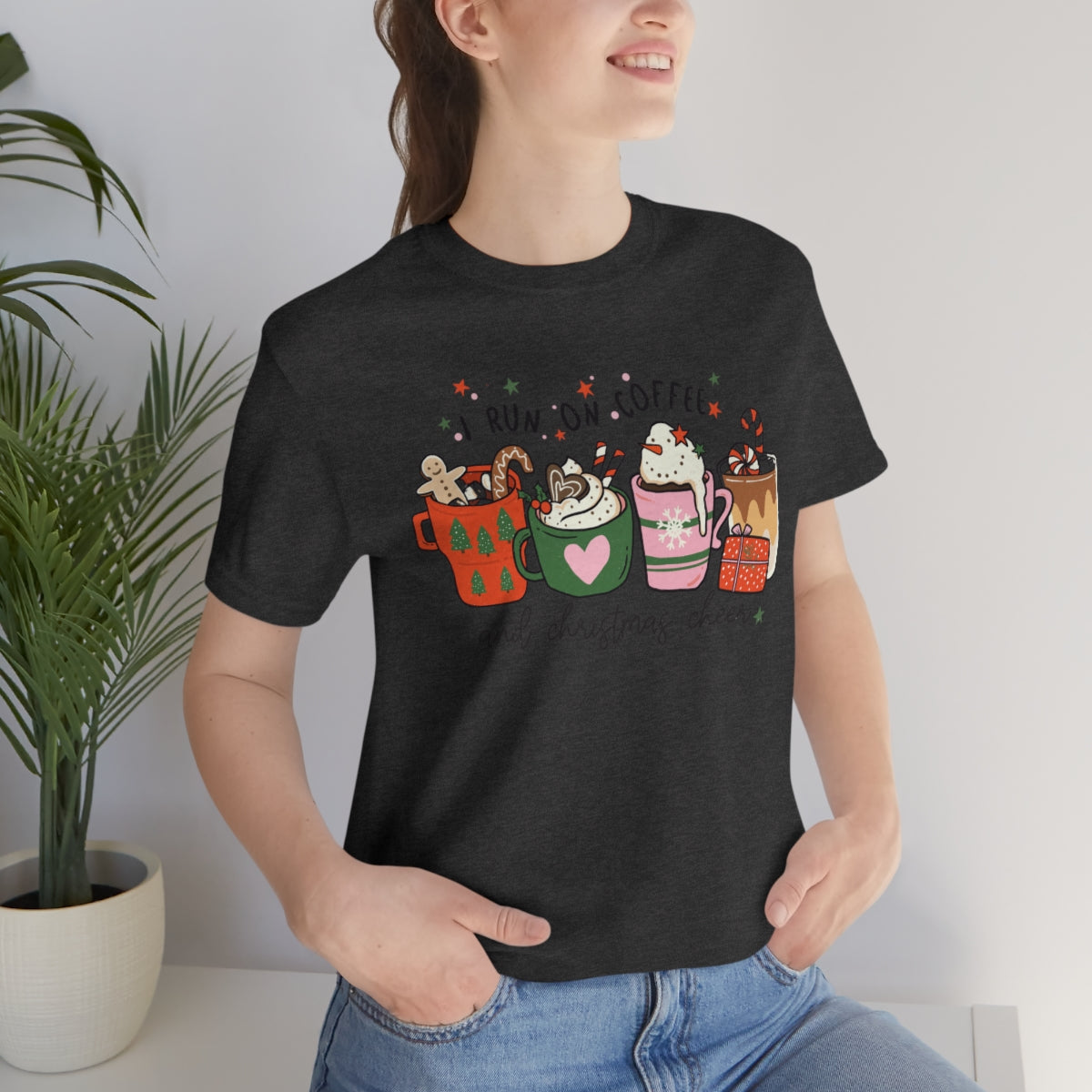 I Run On Coffee & Christmas Cheer Tshirt