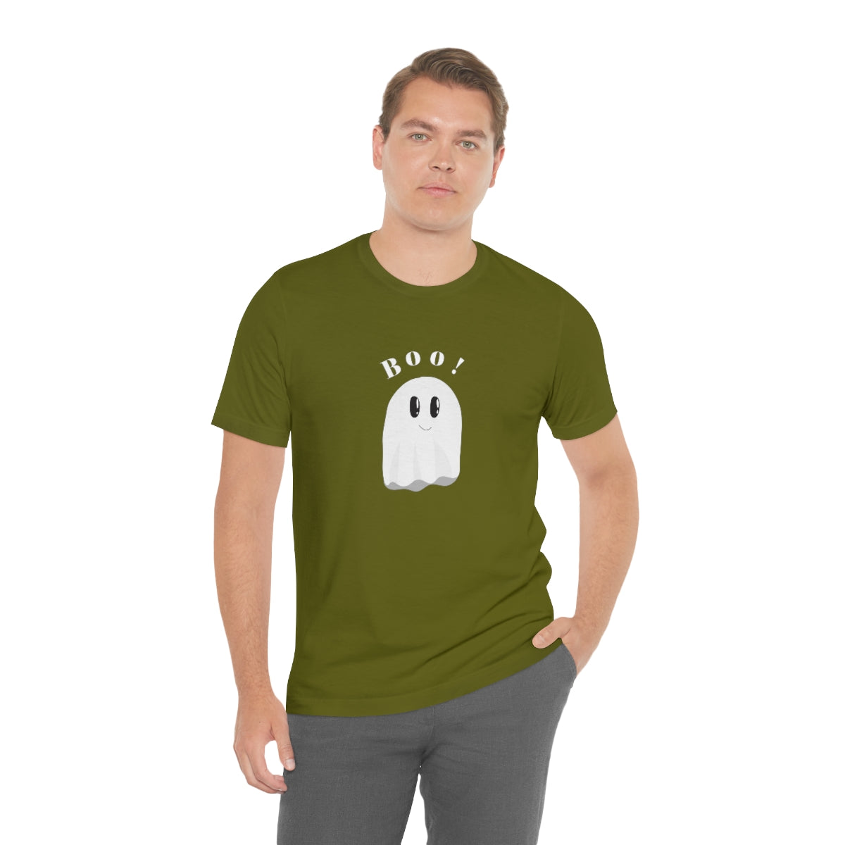 Cool Boo Ghost Design Unisex Jersey Short Sleeve Tee