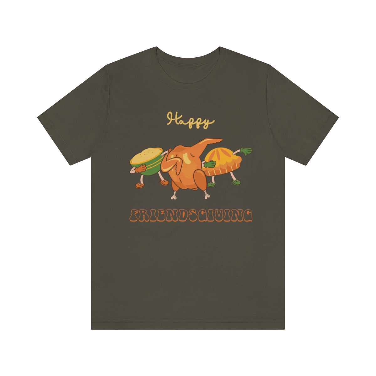 Happy Friendsgiving Thanksgiving Dinner Themed Tshirt