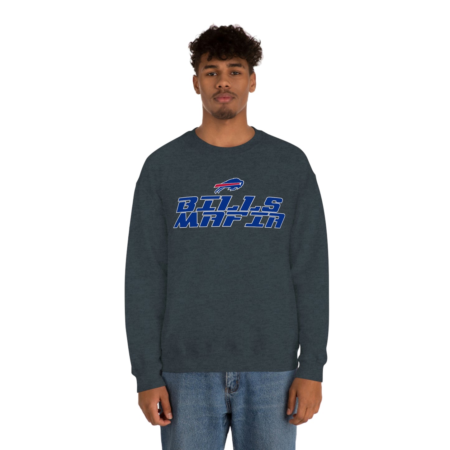 Buffalo Bills Football Bills Mafia NFL Redzone Font Crewneck Sweatshirt