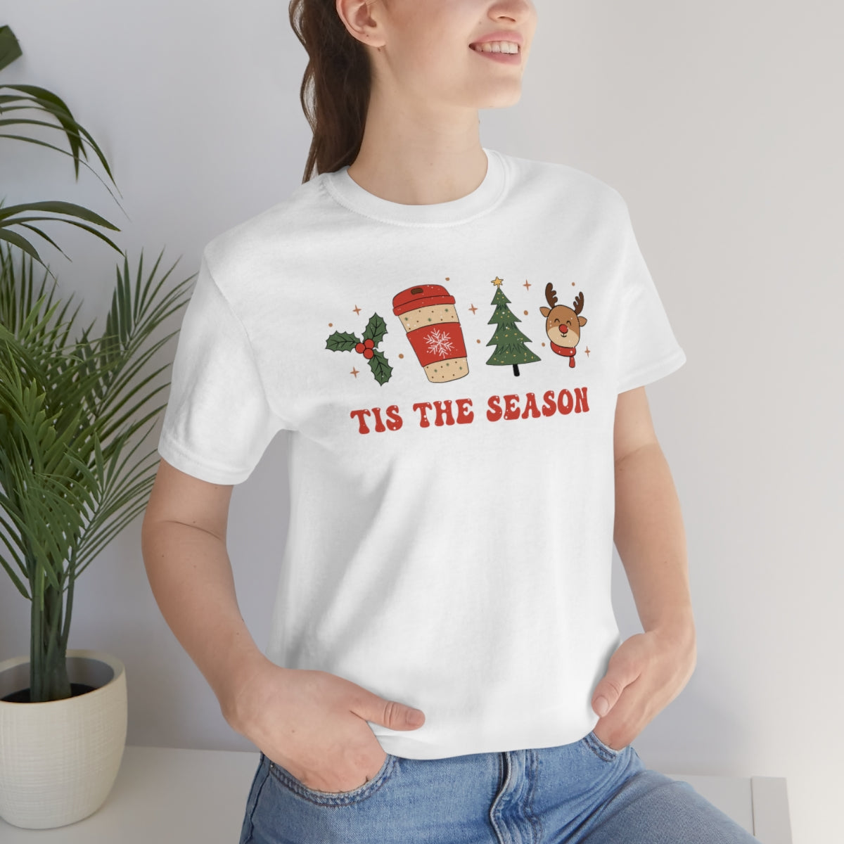 Tis the Season Coffee Themed Christmas Tshirt