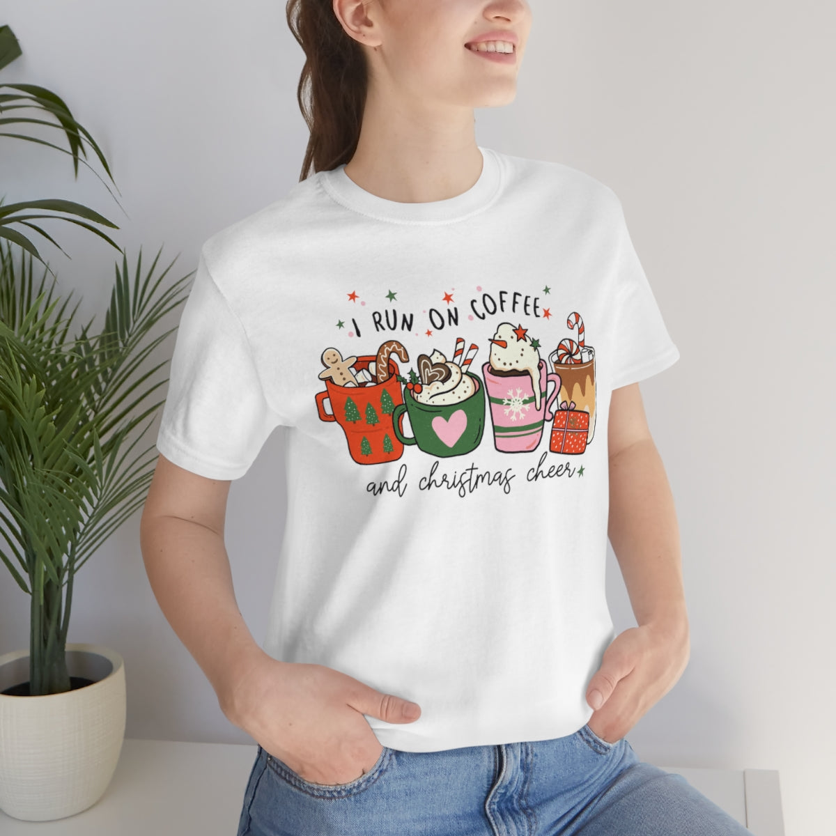 I Run On Coffee & Christmas Cheer Tshirt