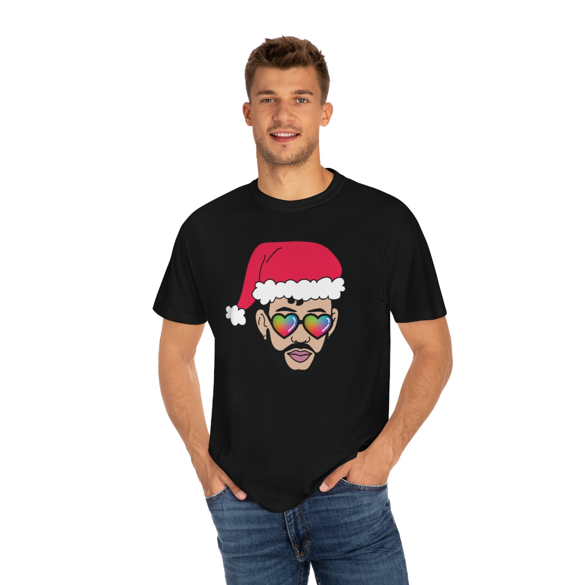 Bad Bunny Santa Christmas TeeShirt