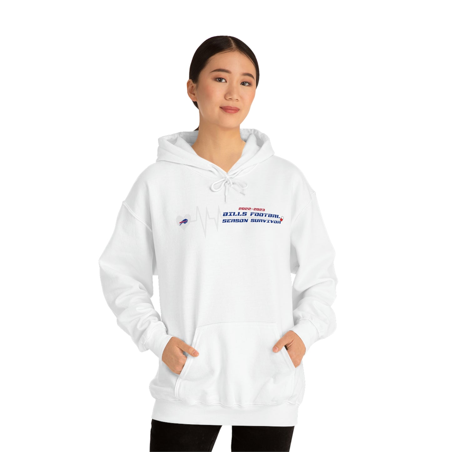 2022-2023 Buffalo Bills Football Season Survivor Bills Mafia Football Hooded Sweatshirt