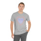 Cute Heart Thanksgiving Tshirt Design | Thanksgiving TShirt | Thanksgiving T-Shirt | Thanksgiving Teeshirt Design on Unisex Jersey Short Sleeve Tee