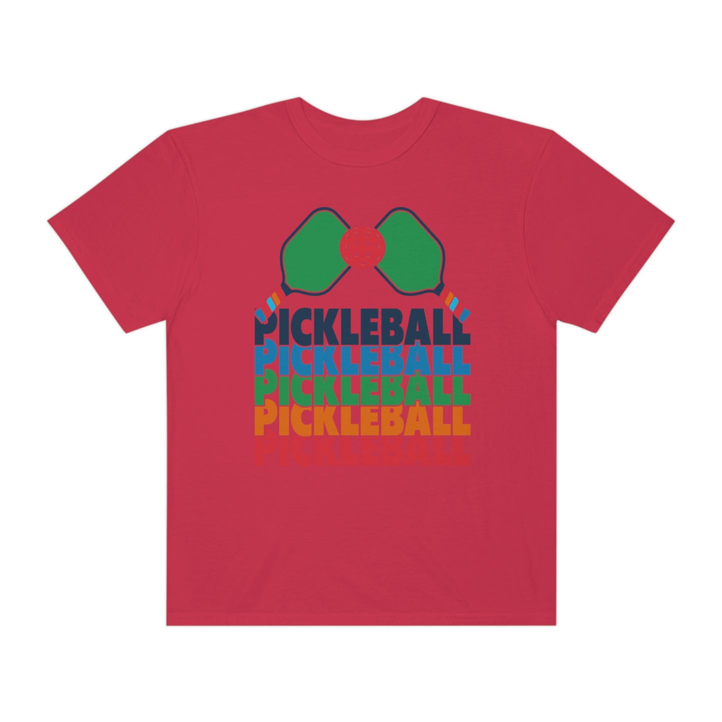 Pickleball Rackets Vintage Retro Design Tshirt