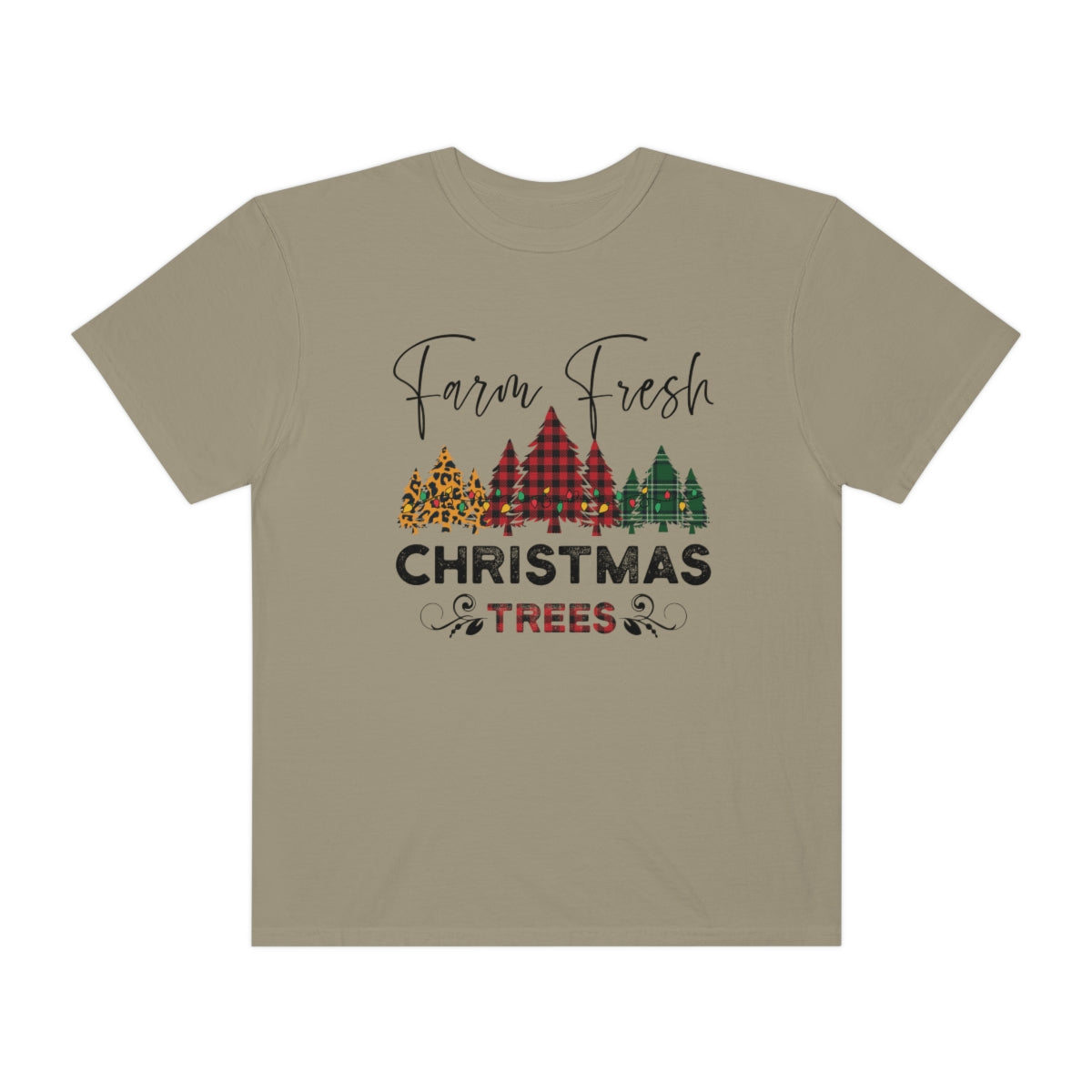 Farm Fresh Plaid Christmas Trees TeeShirt