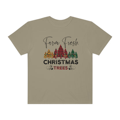 Farm Fresh Plaid Christmas Trees TeeShirt