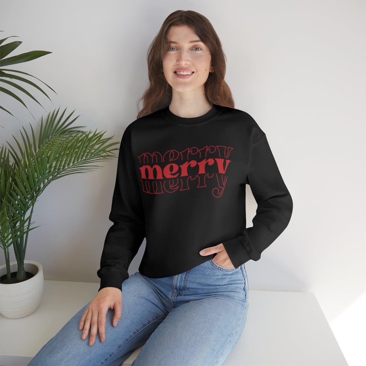 Merry Merry Merry Christmas Sweatshirt