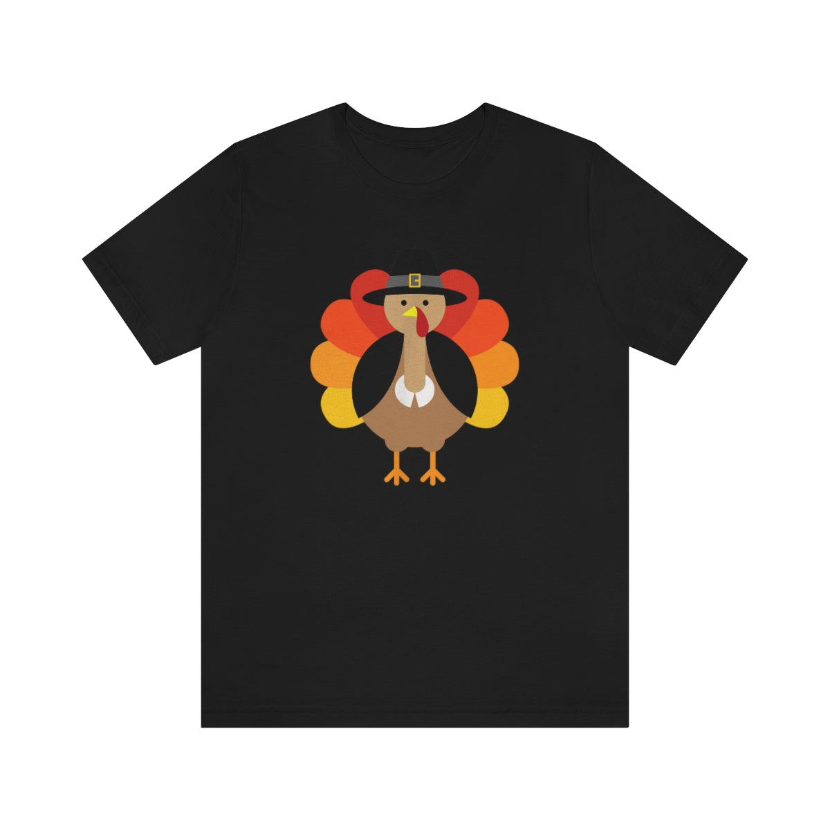 Bold Turkey Thanksgiving Tshirt Design | Thanksgiving TShirt | Thanksgiving T-Shirt | Thanksgiving Teeshirt Design on Unisex Jersey Short Sleeve Tee