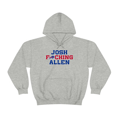 Josh Freaking Allen Bills Mafia #17 Buffalo Bills Football Hooded Sweatshirt