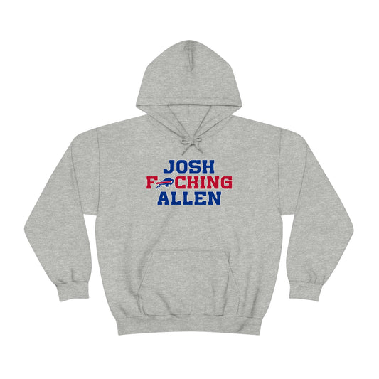 Josh Freaking Allen Bills Mafia #17 Buffalo Bills Football Hooded Sweatshirt