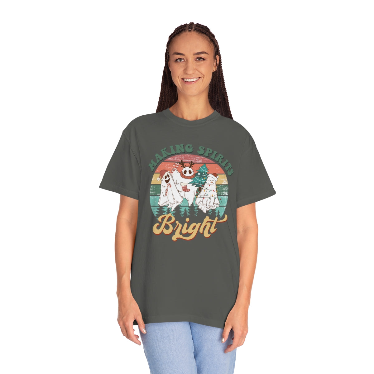 Making Spirits Bright Christmas Ghosts TeeShirt