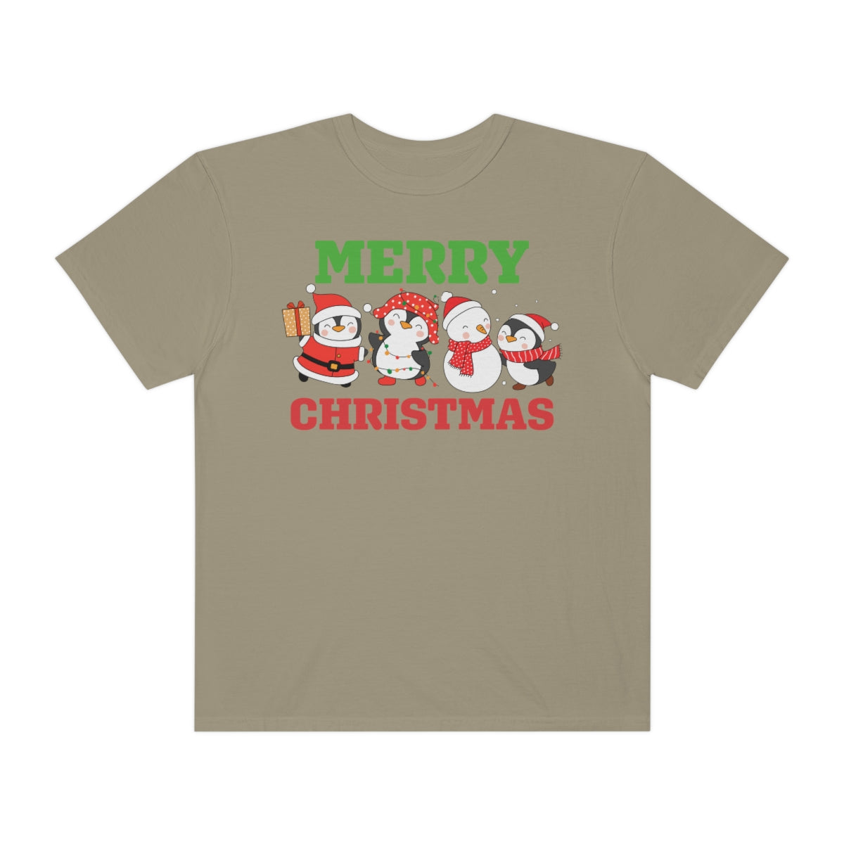 Merry Christmas Cheerful Penguins Holiday Xmas TShirt