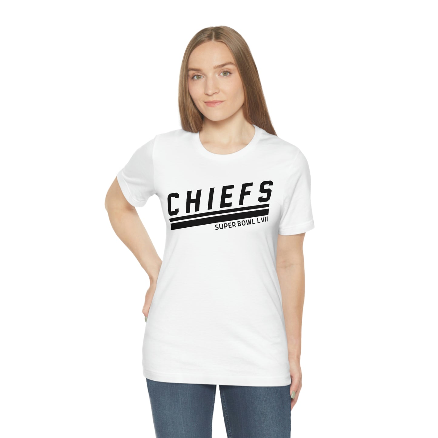 Chiefs Football Super Bowl LVII Football Short Sleeve Tshirt