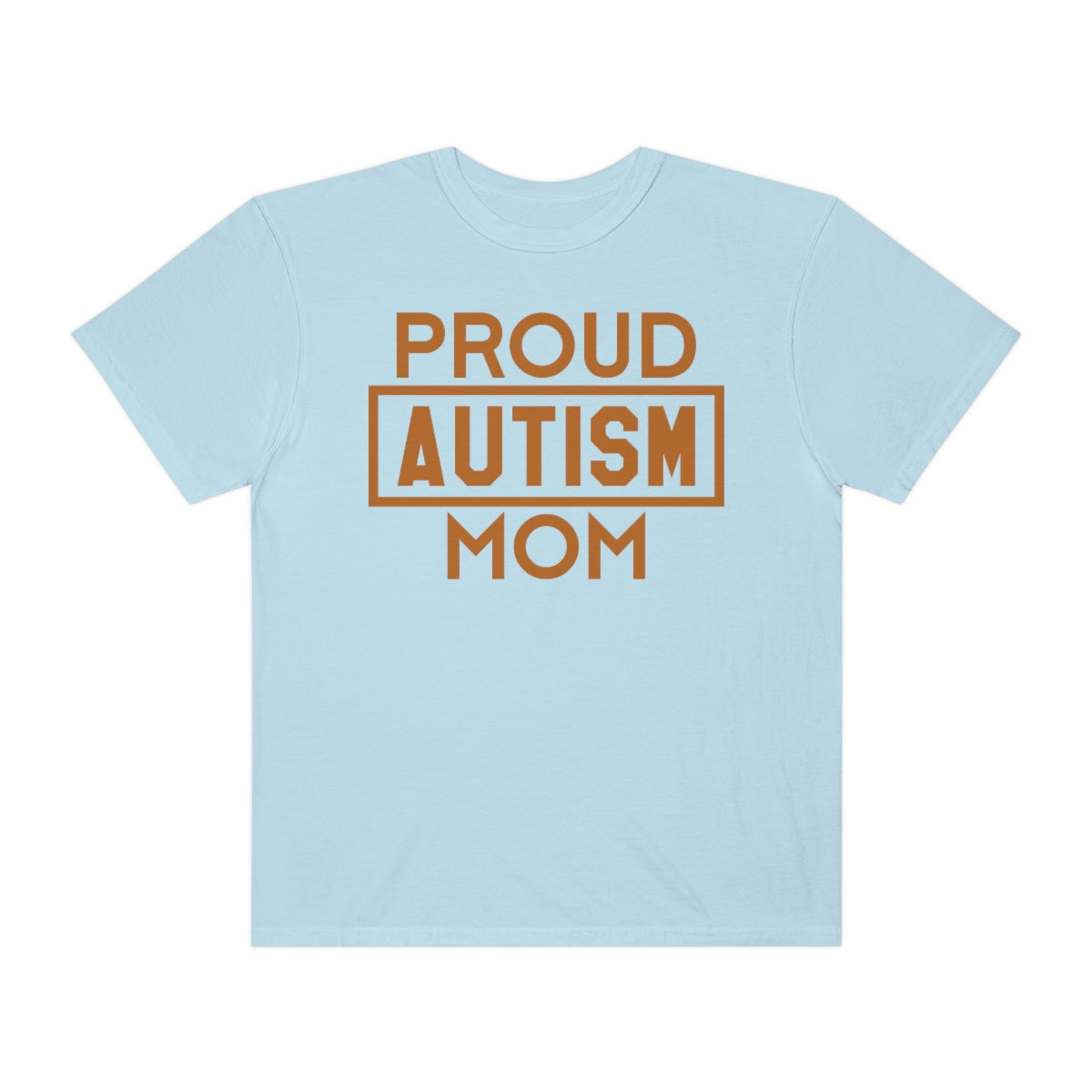 Proud Autism Mom Bold Letters Autism Awareness Tshirt