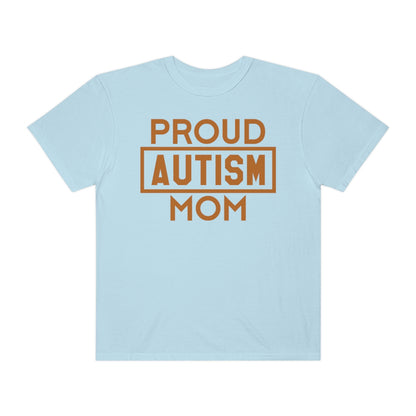 Proud Autism Mom Bold Letters Autism Awareness Tshirt