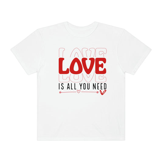 Red Heart Love is All You Need alentines Day Tshirt