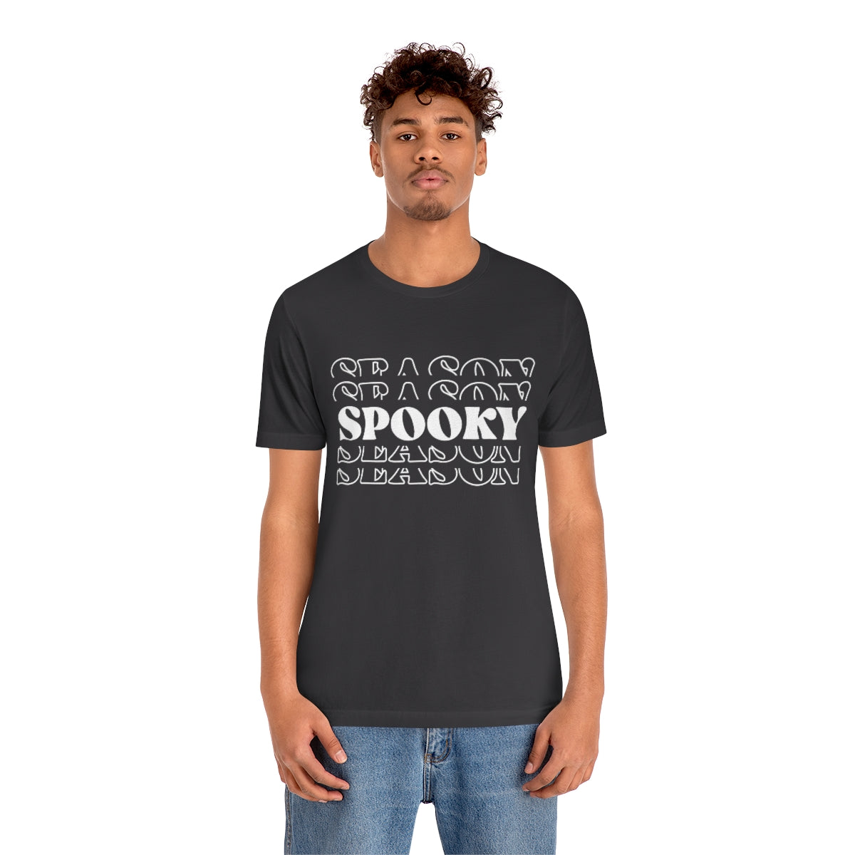 Spooky Season Bold Letters Unisex Jersey Short Sleeve Tee