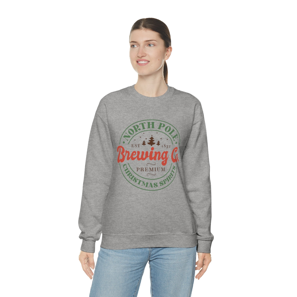 North Pole Brewing Company Christmas Spirits Retro Sweatshirt