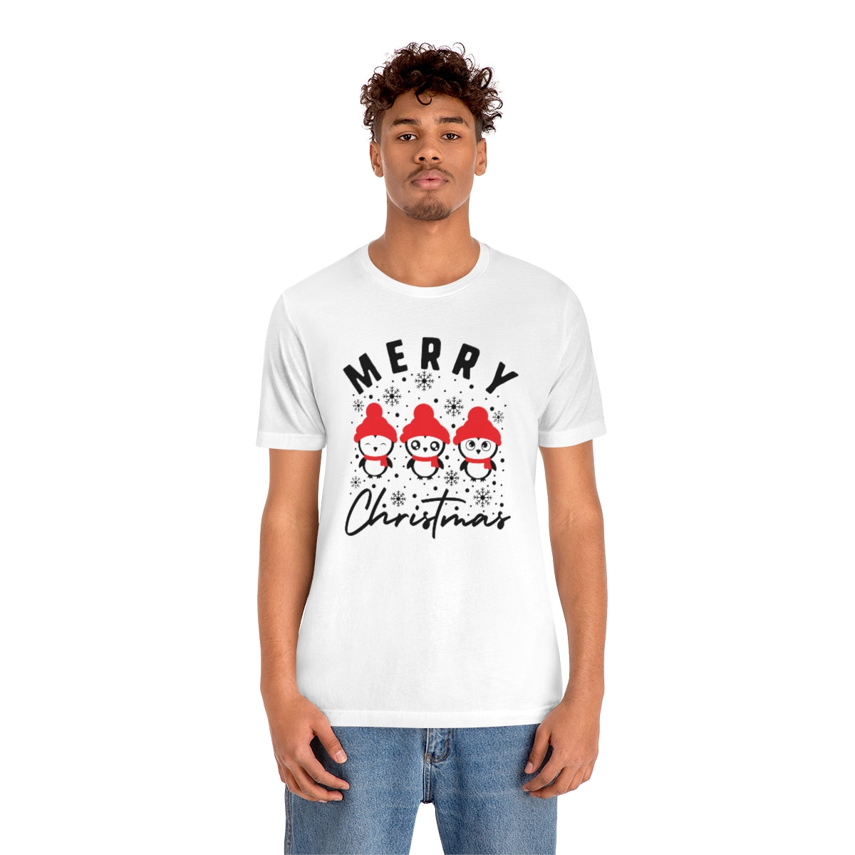 Merry Christmas Cute Penguins Christmas Tshirt