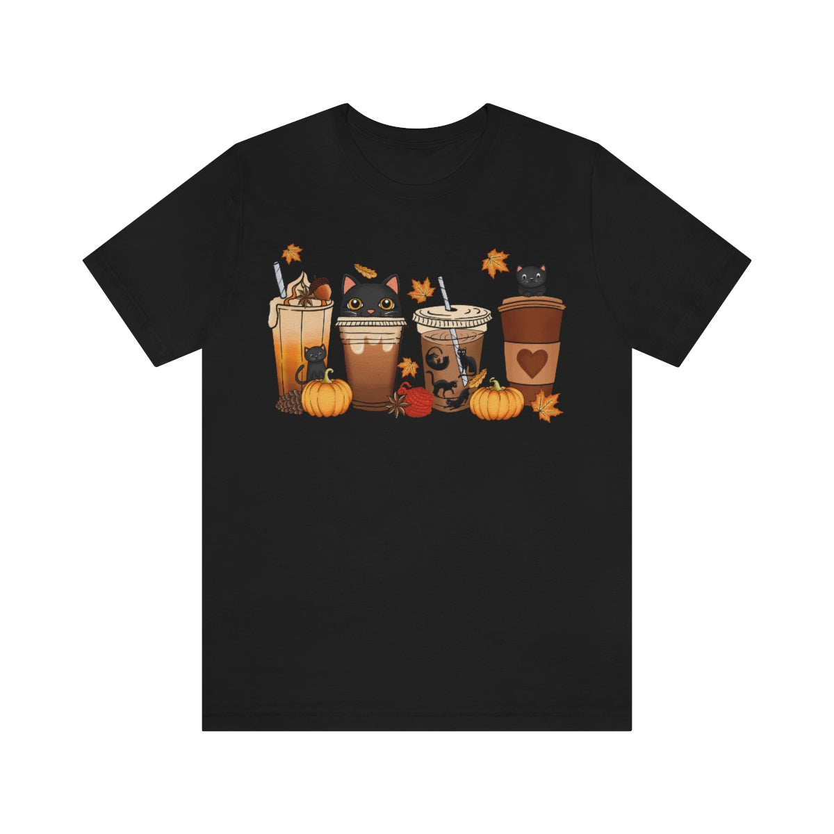 Nightmare Before Coffee Shirt, Black Cats, Funny Coffee Shirt, Coffee Lover Gift, Coffee Addict Shirt on Unisex Jersey Short Sleeve Tee