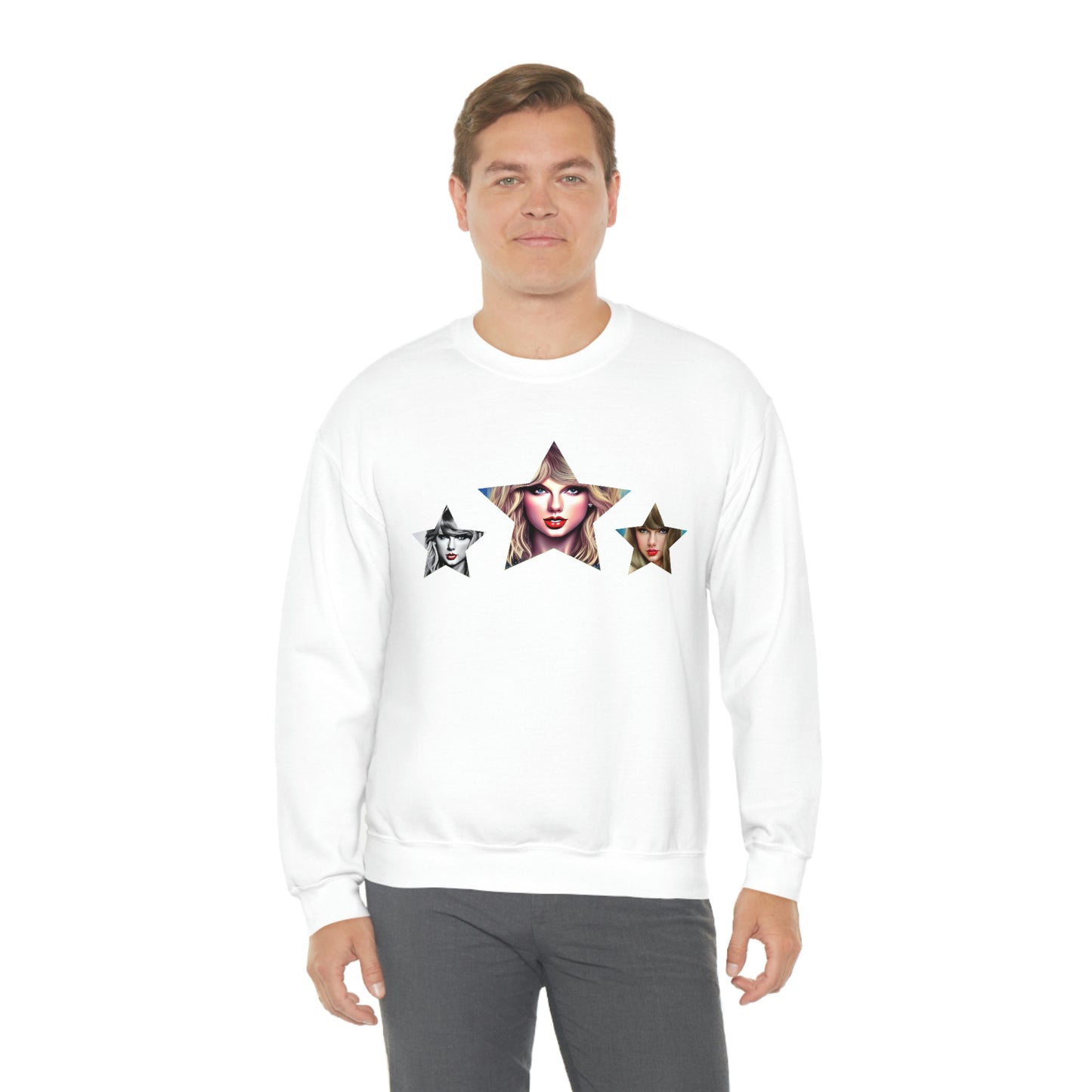 Stars Beautiful Taylor Swift T Swift Taylor Swift Merch Fan Swifty Gift Crewneck Sweatshirt