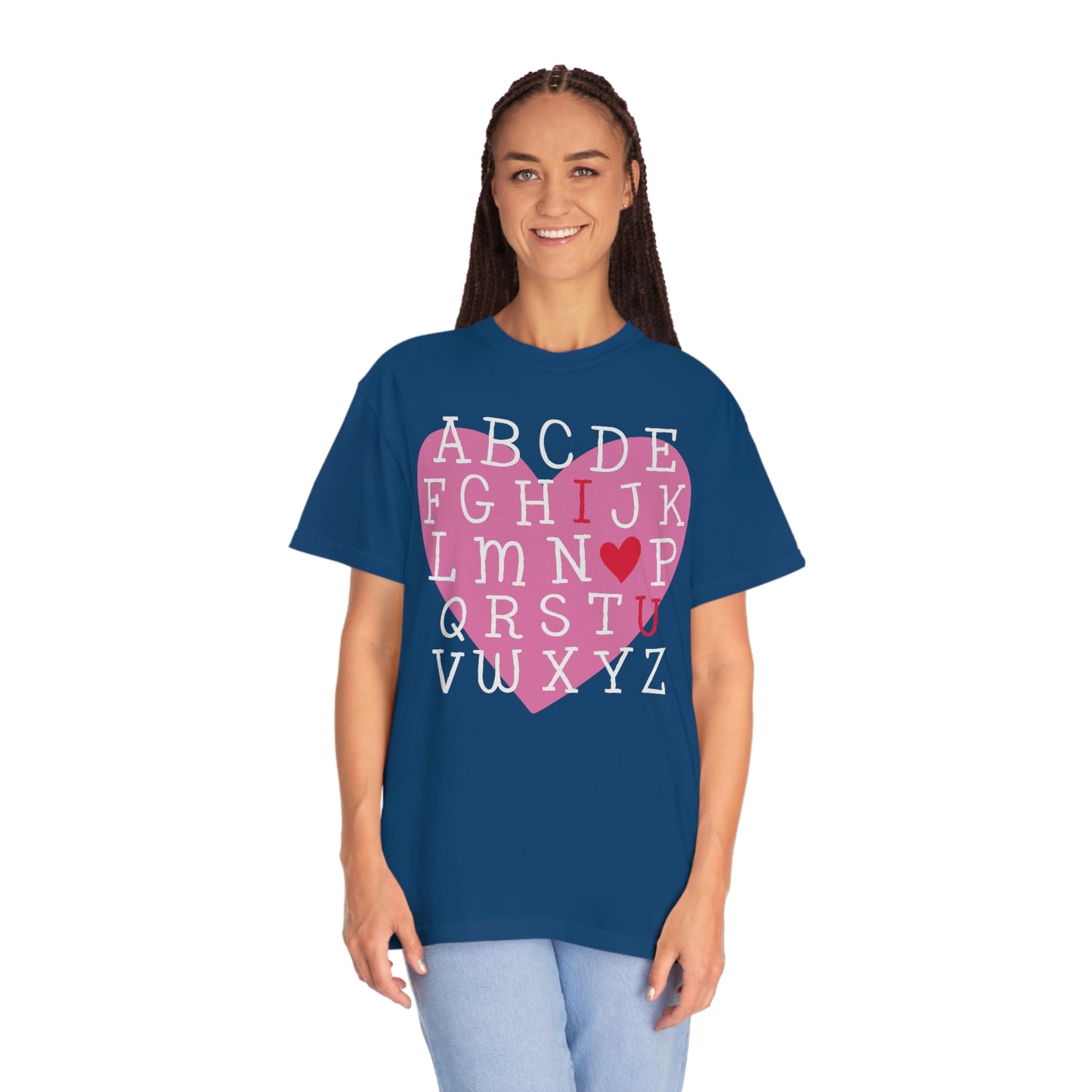 Teacher Valentine Shirt, I Love U Shirt, Love Shirt, I Love You Shirt, Alphabet I Love You Shirt, I Heart U Shirt, Valentines Day Shirt