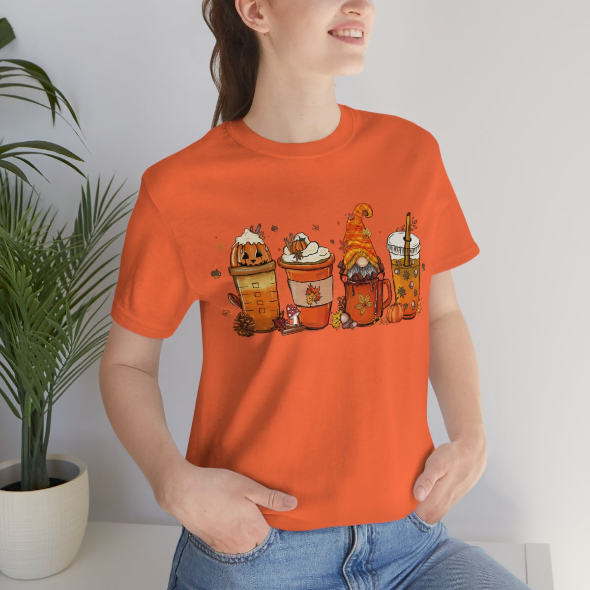 Fall Coffee Shirt, Pumpkin Spice, Funny Coffee Shirt, Coffee Lover Gift, Coffee Addict Shirt on Unisex Jersey Short Sleeve Tee