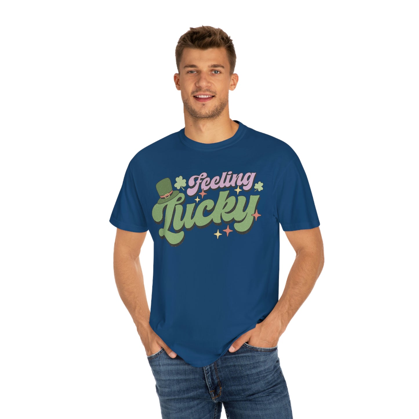 Retro Feelin Lucky Rainbow St. Patrick's Day Tshirt