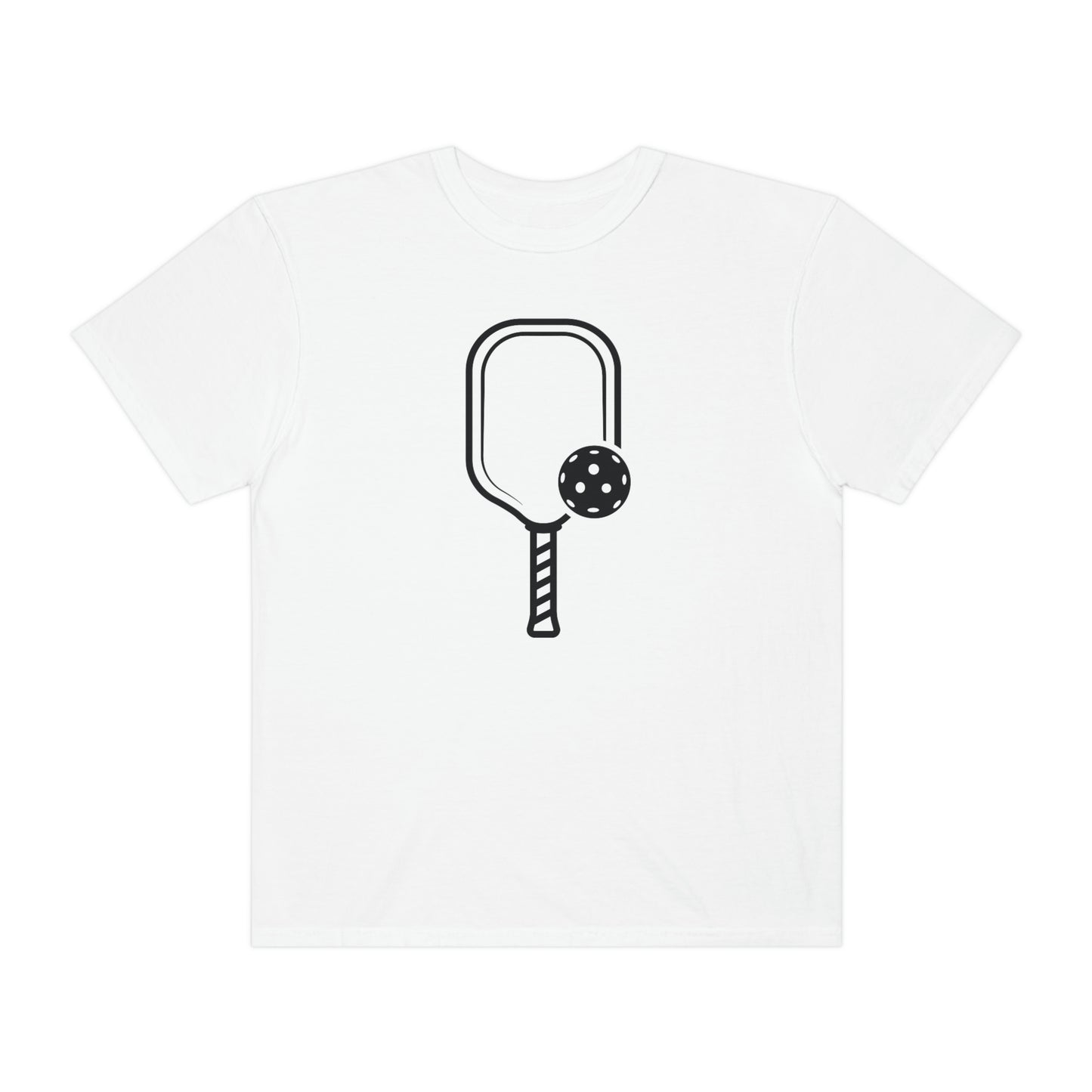 Simple Minimalist Pickleball Racket Tshirt