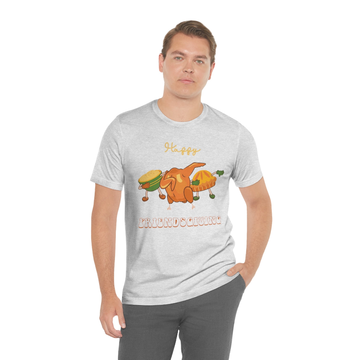 Happy Friendsgiving Thanksgiving Dinner Themed Tshirt