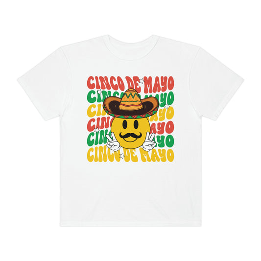 Cute Happy Face Cinco De Mayo Tshirt