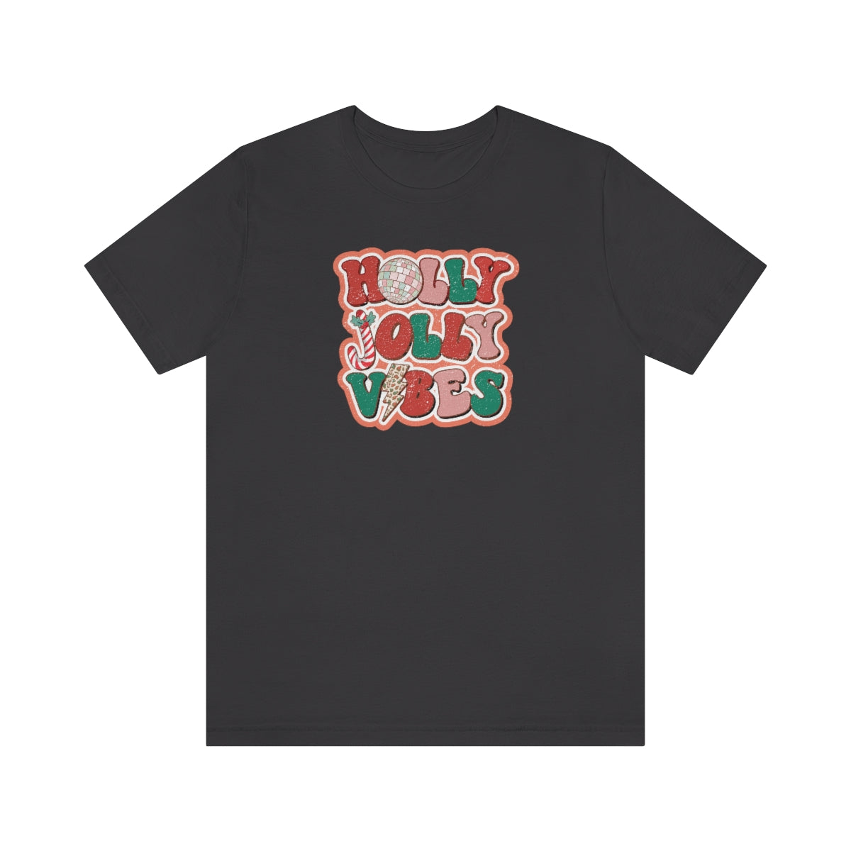 Retro Holly Jolly Vibes Christmas TShirt