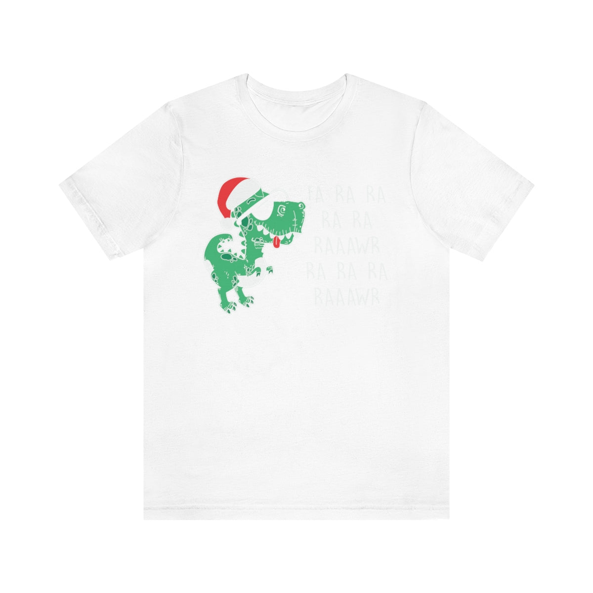 Fa Ra Ra Ra Ra Rawr Cute Dino Christmas Funny Tshirt