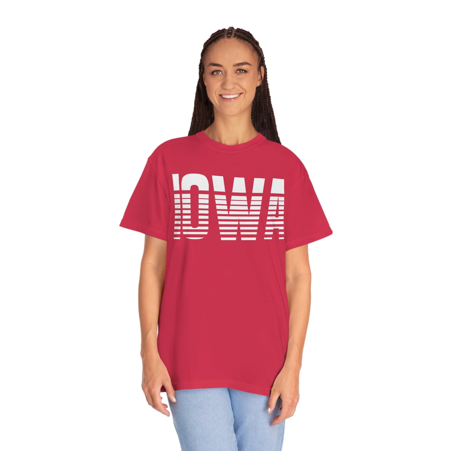 Iowa Retro Varsity Style Font Iowa Pride Tshirt