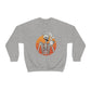 Skeleton Drinking Coffee Sweatshirt, Skeleton Sweater, Coffee Lover Sweatshirt, Halloween Crewneck Sweatshirt, Halloween Sweater, Spooky Season, Fall Shirts on Unisex Heavy Blend™ Crewneck Sweatshirt