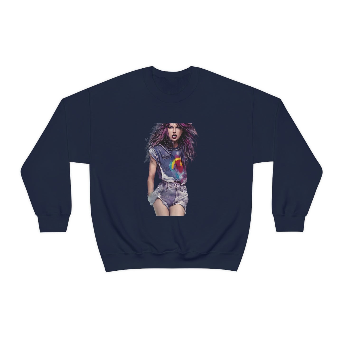 Punk Taylor Swift Rocking T Swift Taylor Swift Merch Fan Swifty Gift Crewneck Sweatshirt