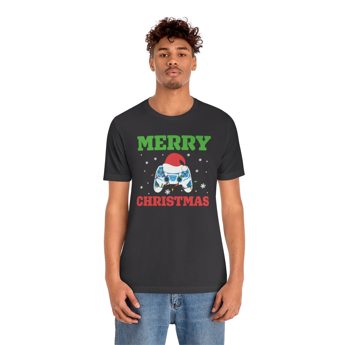 Video Game Controller Merry Christmas Holiday Tshirt