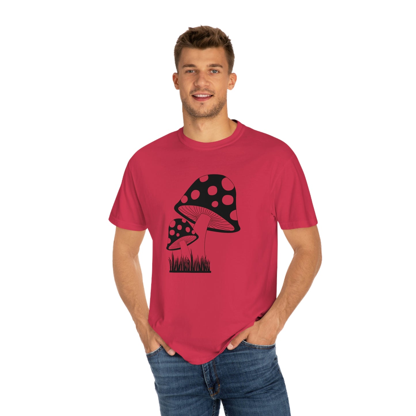 2 Magic mushrooms organic vegan Tshirt