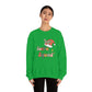 Santa Squad Groovy Retro Style Christmas Sweatshirt