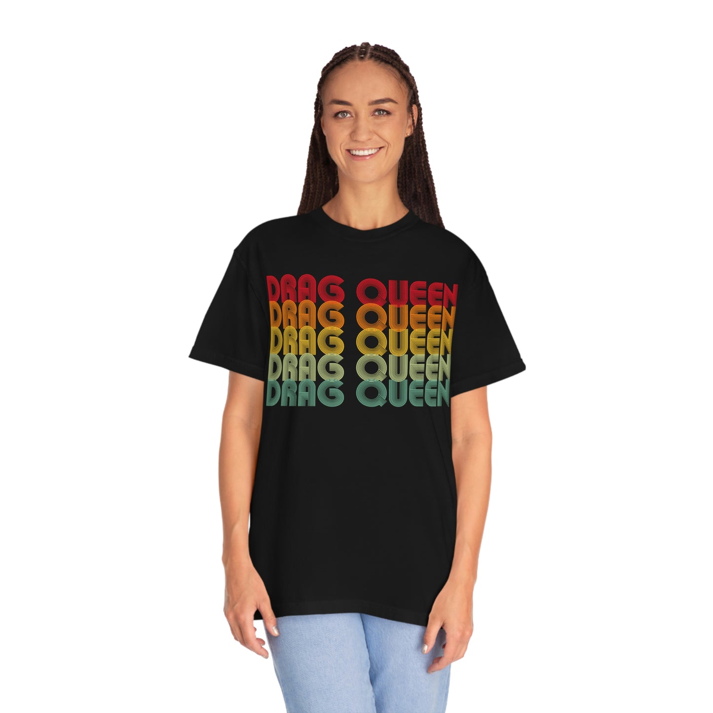 Retro Rainbow Drag Queen Tshirt