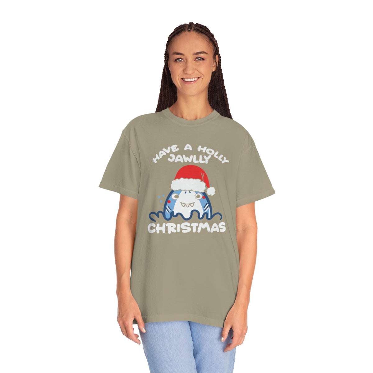 Have a Holly Jawly Christmas Shark Tshirt